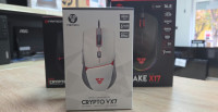 CRYPTO VX7 ŽIČNI MIŠ BIJELI space edition