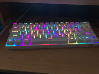 GAMING TIPKOVNICA REDRAGON DRAGONBORN K630 RGB WHITE BROWN SWITCH