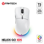 HELIOS GO XD5 PRO BEŽIČNI MIŠ GAMING FANTECH BIJELI