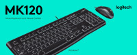logitech MK120 žičana tipkovnica+miš USB2.0, novo! zapakirano.