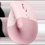 Miš LOGITECH Lift Vertical Ergonomic - ROSE/DARK ROSE - 2.4GHZ/BT
