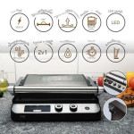 Adler AD3059 – Električni 2‑u‑1 roštilj / grill toster