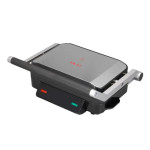 AKAI APA-356 Toster i Panini Maker, 1200W – Inox (Boja Čelik)