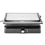 Huslog električni grill 2200W – kontaktni roštilj s regulacijom temper