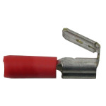 Konektor crveni, širina utikača 6.3x0.8 mm