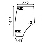 Staklo vrata lijevo Renault 6005029102
