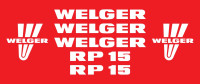 Zamjenske naljepnice za poljoprivredni stroj WELGER RP 15
