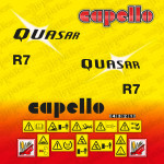 Zamjenske naljepnice za Capello Quasar R7