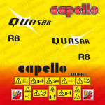 Zamjenske naljepnice za Capello Quasar R8