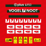 Zamjenske naljepnice za poljoprivredni stroj Vogel Noot Plus L 950
