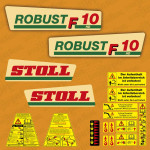 Zamjenske naljepnice za poljoprivredni stroj Stoll Robust F10 HD