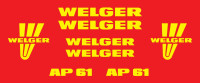 Zamjenske naljepnice za poljoprivredni stroj WELGER AP 61