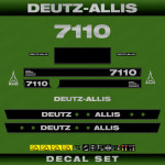 Zamjenske naljepnice za traktor Deutz Fahr Allis 7110