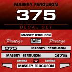 Zamjenske naljepnice za traktor Massey Ferguson 375 Prestige