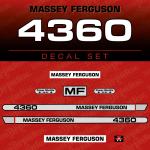 Zamjenske naljepnice za traktor Massey Ferguson 4360