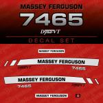 Zamjenske naljepnice za traktor Massey Ferguson 7465