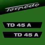 Zamjenske naljepnice za traktor Torpedo TD 45 A