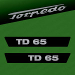 Zamjenske naljepnice za traktor Torpedo TD 65