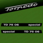 Zamjenske naljepnice za traktor Torpedo TD 75 06 special