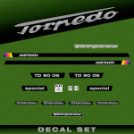 Zamjenske naljepnice za traktor Torpedo TD 90 06