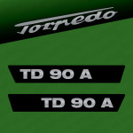 Zamjenske naljepnice za traktor Torpedo TD 90 A
