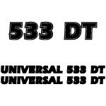 Zamjenske naljepnice za traktor Universal 533 DT