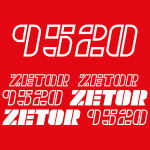 Zamjenske naljepnice za traktor Zetor 9520 (1991.)