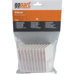 Katadiopter bijeli 94x44x7 mm, 10 komada