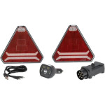 Komplet bežičnih lampi LED, 12/24V, magnetski, 178.5x155x33.5 mm