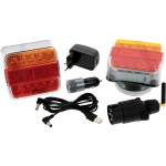 Komplet bežičnih lampi LED, 12V, magnetski, 106x98x7 mm