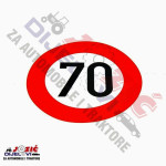 NALJEPNICA OGRANIČENJA BRZINE 70 KM/H