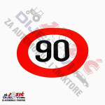 NALJEPNICA OGRANIČENJA BRZINE 90 KM/H