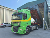 DAF XF410 Agrotruck+prikolica Blumhardt