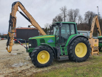 JOHN DEERE 6620 SA BOČNIM KRANOM HERDER
