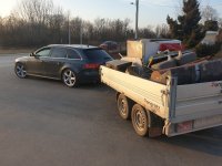 Odvoz Šute i Otpada Auto prikolicom širine 1.64m za uske haustore