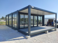 Stambeno-poslovni kontejnerski objekt sa terasom 43,2m2