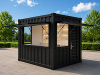 UGOSTITELJSKI KIOSK / KONTEJNER 3 x 2,2 m – KOMPLETNO OPREMLJEN *R1