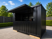 UGOSTITELJSKI KIOSK / KONTEJNER 3 x 2,2 m – KOMPLETNO OPREMLJEN *R1