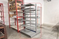 Police za trgovinu - dvostrane, metalne