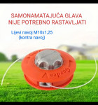 Samonamatajuća glava za trimer