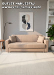Klik/klak kauč BEIGE – NOVO