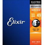 Elixir 11-49 Nanoweb žice za el. gitaru