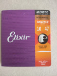 Elixir Nanoweb 10-47  žice za acoustic gitaru