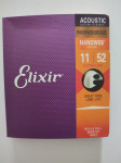 Elixir Nanoweb 11-52 žice za acoustic gitaru