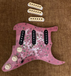 Fender Pre-Wired pink paisley pickguard