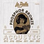 La Bella 7GPS žice za akustičnu gitaru 12-52
