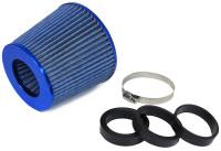 Performance sportski filtar zraka s adapterom 60/65/70mm plavi