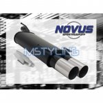 Sportski ispušni lonac Opel Astra F CC Hatchback 2x90mm RL