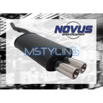 Sportski ispušni lonac BMW 3 E46 318d/320d 2x76mm