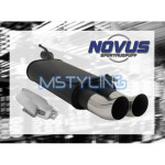 Sportski ispušni lonac Opel Astra F CC Hatchback 2x76mm DTM